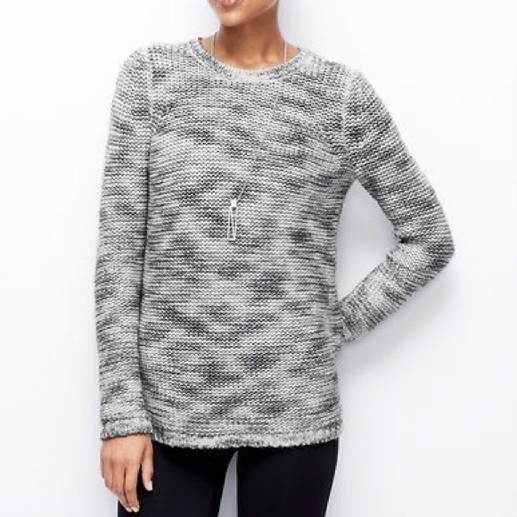 ANN TAYLOR | Salt & Pepper Sweater - Picture 1 of 6